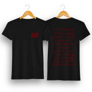 Desire for Sorrow T-shirt woman (red) full